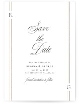 Elencourt Foil-Pressed Save The Date Cards