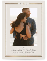 Foil-Pressed Save the Date Cards