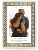 Kareem Foil-Pressed Save The Date Cards