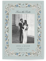 Romantic Elegance Foil-Pressed Save The Date Cards