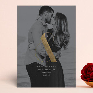 & Foil-Pressed Save The Date Cards