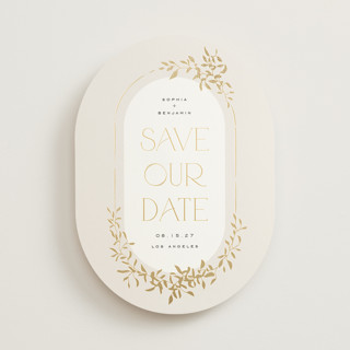 Bliss Foil-Pressed Save The Date Cards