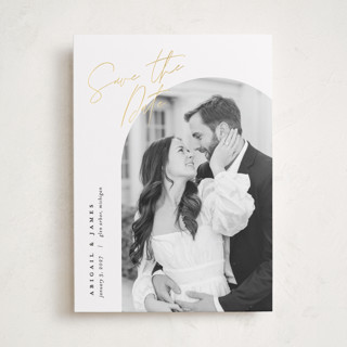 capture Foil-Pressed Save The Date Cards