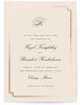 Foil-Pressed Save the Date Cards