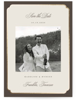 Foil-Pressed Save the Date Cards