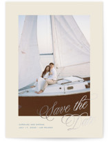 Classic contemporary Foil-Pressed Save The Date Cards