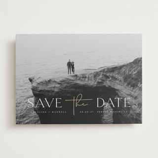 The Date Foil-Pressed Save The Date Cards