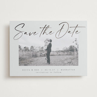 Flash Dance Foil-Pressed Save The Date Cards