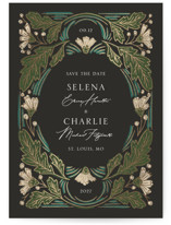 Embellished Foil-Pressed Save The Date Cards