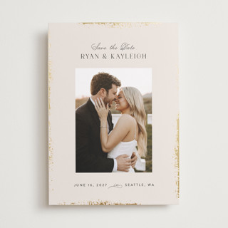 Gilde Edge Foil-Pressed Save The Date Cards