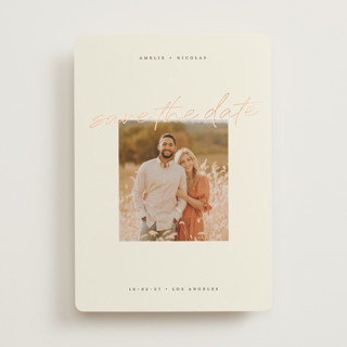 Romantic Reverie Foil-Pressed Save The Date Cards