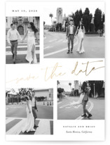minimal holiday gallery Foil-Pressed Save The Date Cards