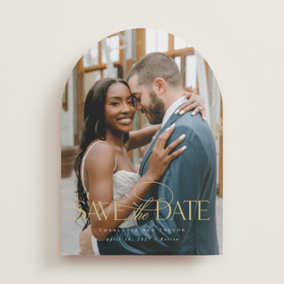 Ever After Foil-Pressed Save The Date Cards