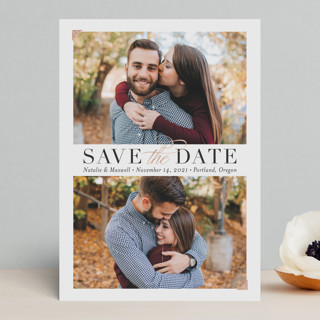 Balance Foil-Pressed Save The Date Cards