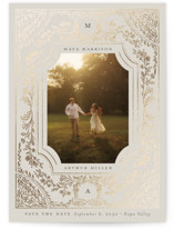 Romantics Foil-Pressed Save The Date Cards