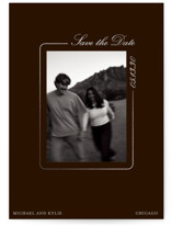 Matte Foil-Pressed Save The Date Cards
