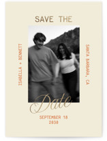 Bennett Foil-Pressed Save The Date Cards