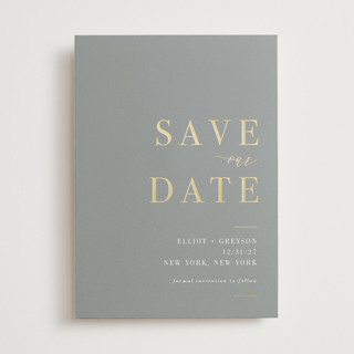 Greyson Foil-Pressed Save The Date Cards