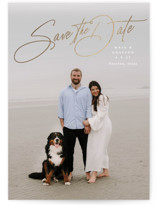 Sweetest Love Foil-Pressed Save The Date Cards