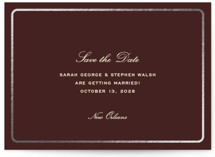 Foil-Pressed Save the Date Cards
