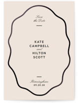 Croquet Foil-Pressed Save The Date Cards