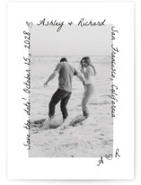 Showered Foil-Pressed Save The Date Cards