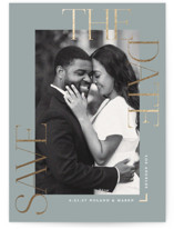 Picturesque Foil-Pressed Save The Date Cards