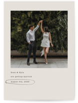 Circled Foil-Pressed Save The Date Cards