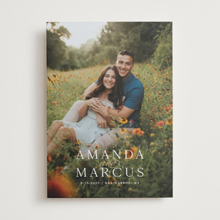 Fields Forever Foil-Pressed Save The Date Cards