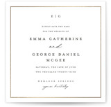Heritage Foil-Pressed Save The Date Cards