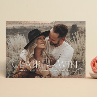 Finn Foil-Pressed Save The Date Cards