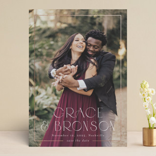 Endless Love Foil-Pressed Save The Date Cards