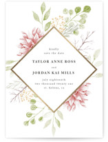 Ascent Foil-Pressed Save The Date Cards