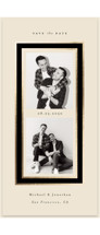 Forever Keepsake Foil-Pressed Tall Save the Date Cards