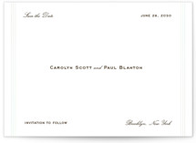 Gimlet Gloss-Press®  Save The Date Cards