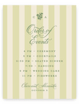 Heirloom Schedule Signs