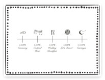 Monochrome Schedule Schedule Signs