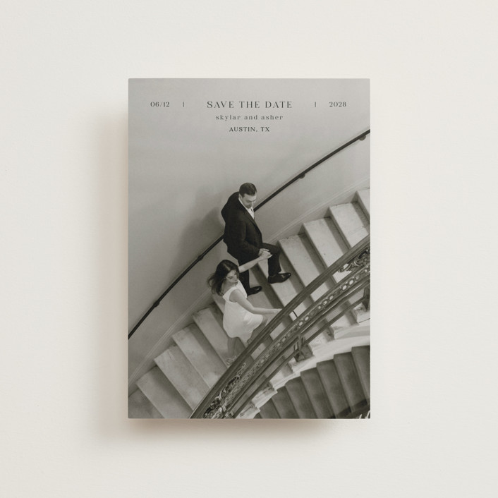 In line Save the Date Petite Cards by Tamara Hilje Minted