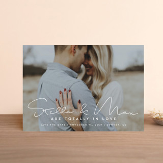 totally in love Save the Date Petite Cards