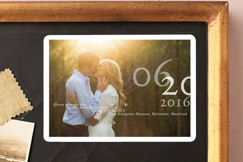 Belle Memoire Landscape Save The Date Magnets