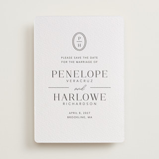 Cosmopolitan Letterpress Save the Date Cards