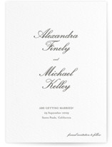 Finely Letterpress Save the Date Cards