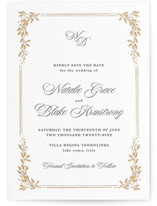Lake Como Letterpress Save the Date Cards