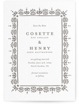 Cosette Letterpress Save the Date Cards
