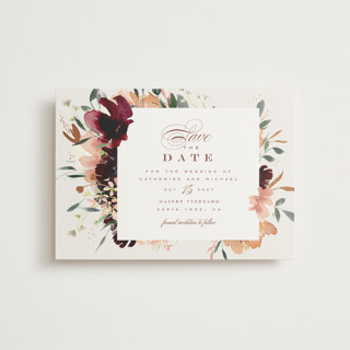 harvest Foil-Pressed Save the Date Postcards