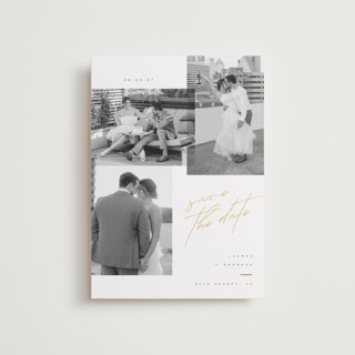 Forte Foil-Pressed Save the Date Postcards