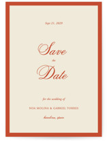 Borders Save The Date Cards
