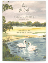 Dreamy Pond Save The Date Cards