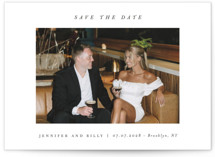 espresso Save The Date Cards