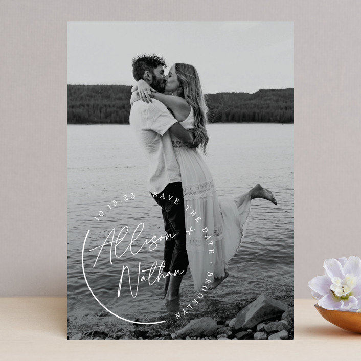 surround Save The Date Cards by Snow and Ivy Minted